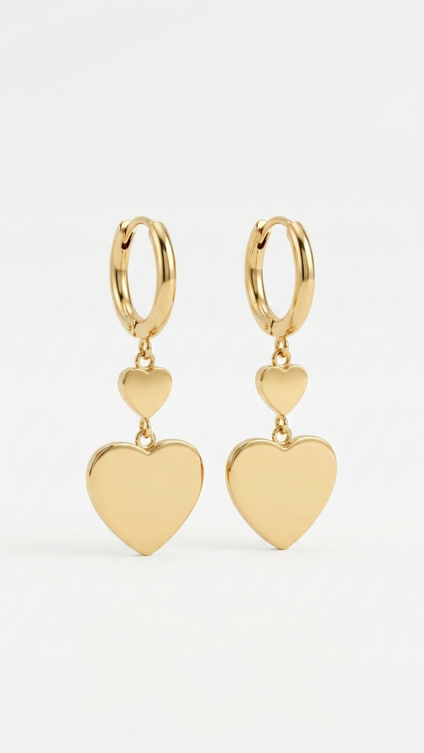 Oorbellen 2 hearts