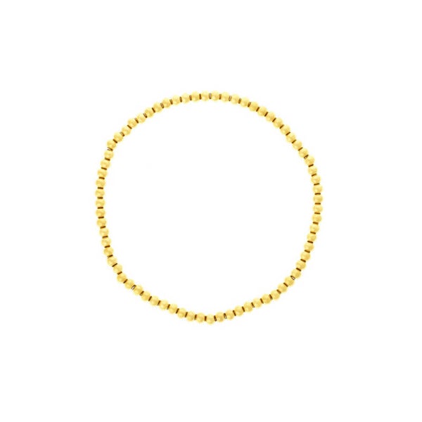 Bolletjes armband 3mm goud