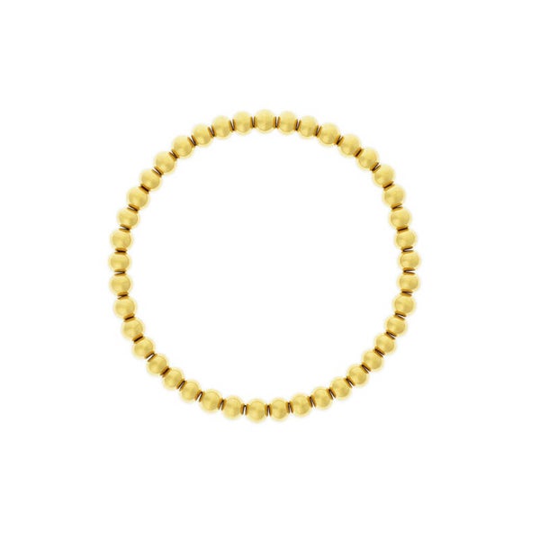 Bolletjes armband 5mm goud