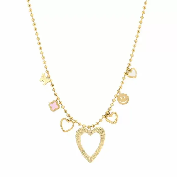 Bedelketting big heart