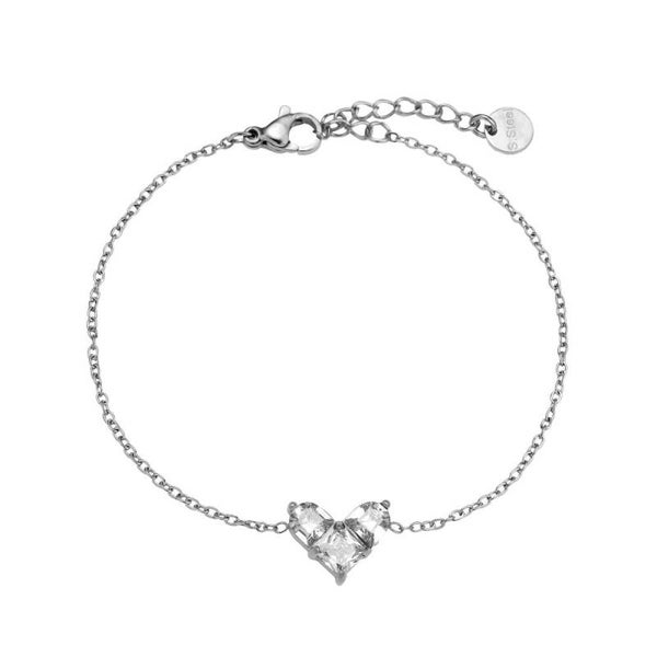 Armband Strassy Heart