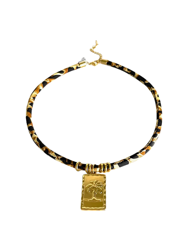 Ketting panter palmboom