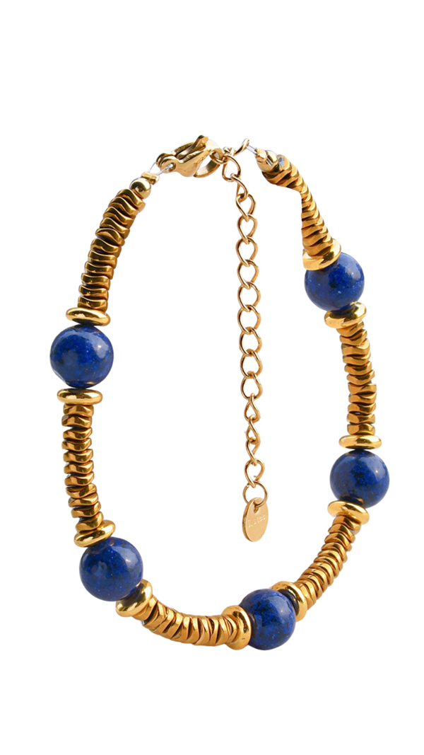 Armband disky blue