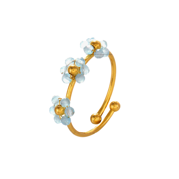 Ring flower blue