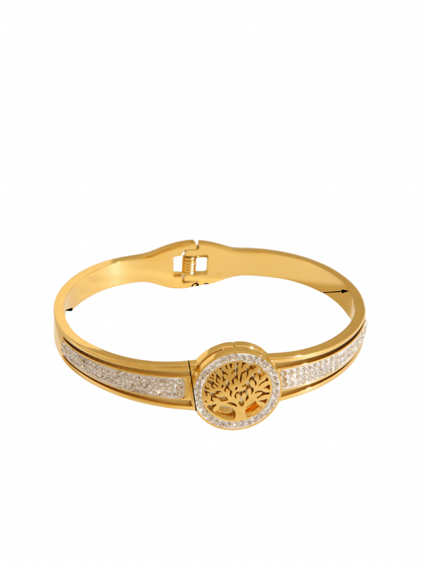 Bangle levensboom goud