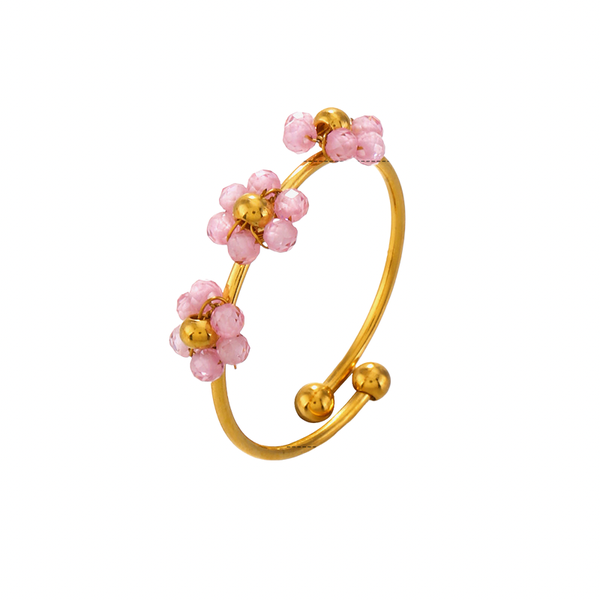 Ring flower pink