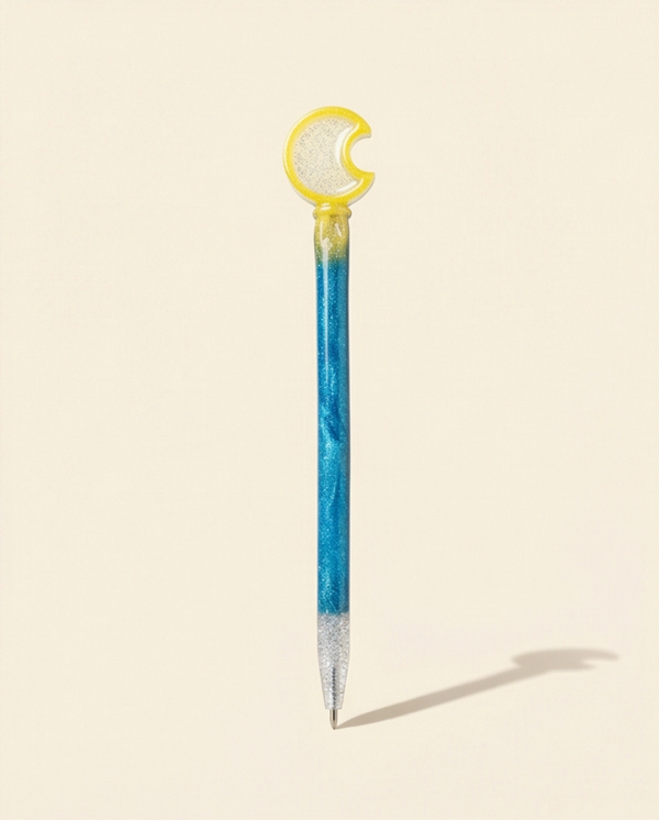 pen met halve maan