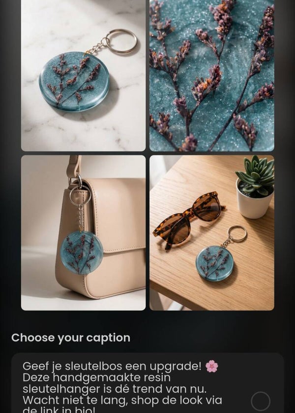 handtas hanger lavendel