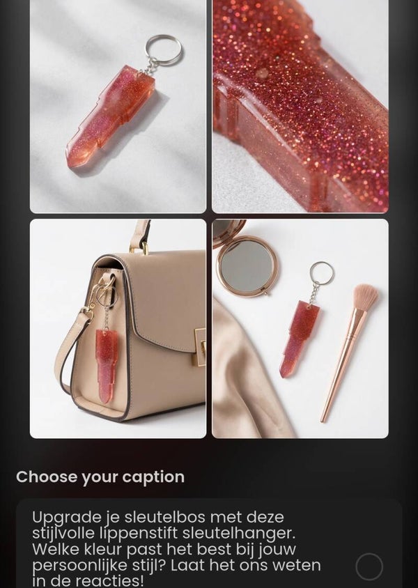 Handtas hanger lippenstift