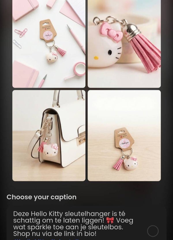 Hello Kitty sleutelhanger