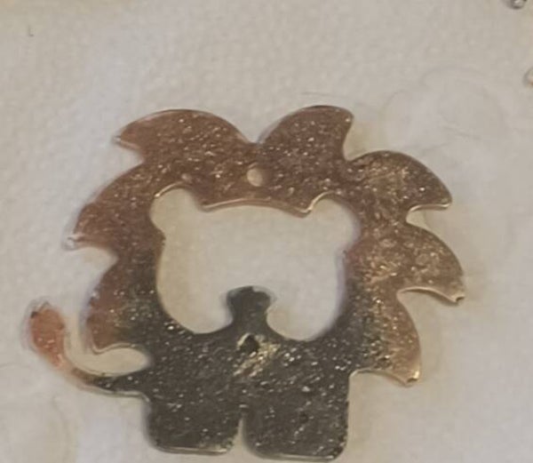 Leeuw hanger met ketting