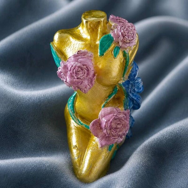 Vrouw met bloemen