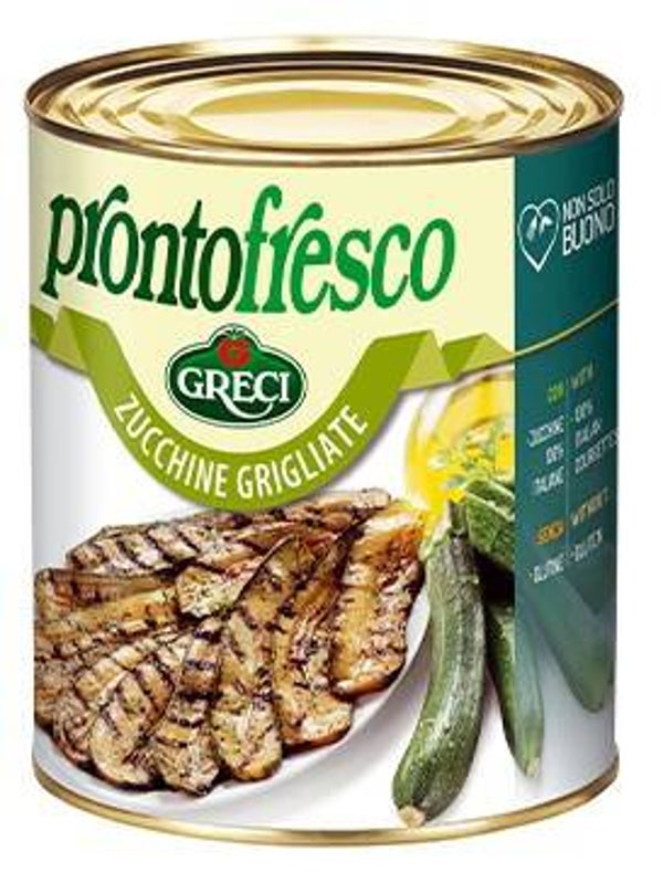 COURGETTES GRILLEES A L HUILE OLIVE 800GRS