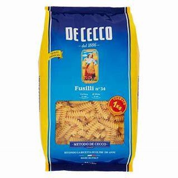 FUSILLI N34 DE CECCO 1KG