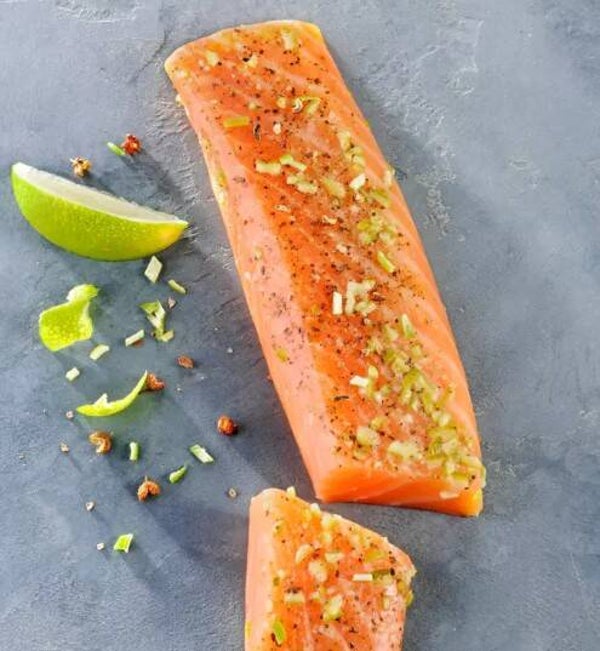 COEUR DE SAUMON FUME AU CITRON 100GRS