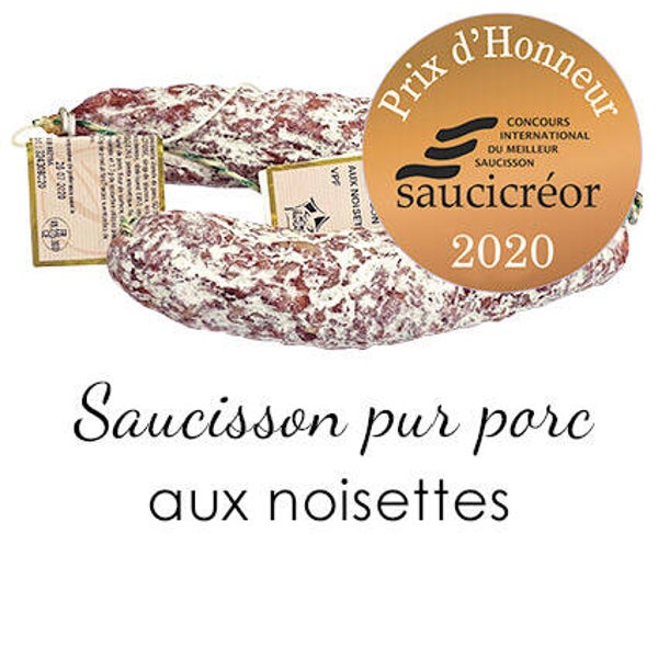SAUCISSON NOISETTES 150GRS VPF vendu par 2