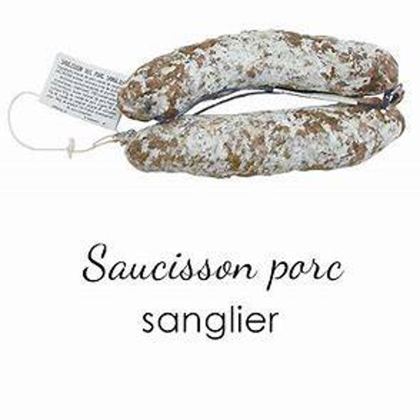 SAUCISSON SANGLIER VPF 150GRS vendu par 2