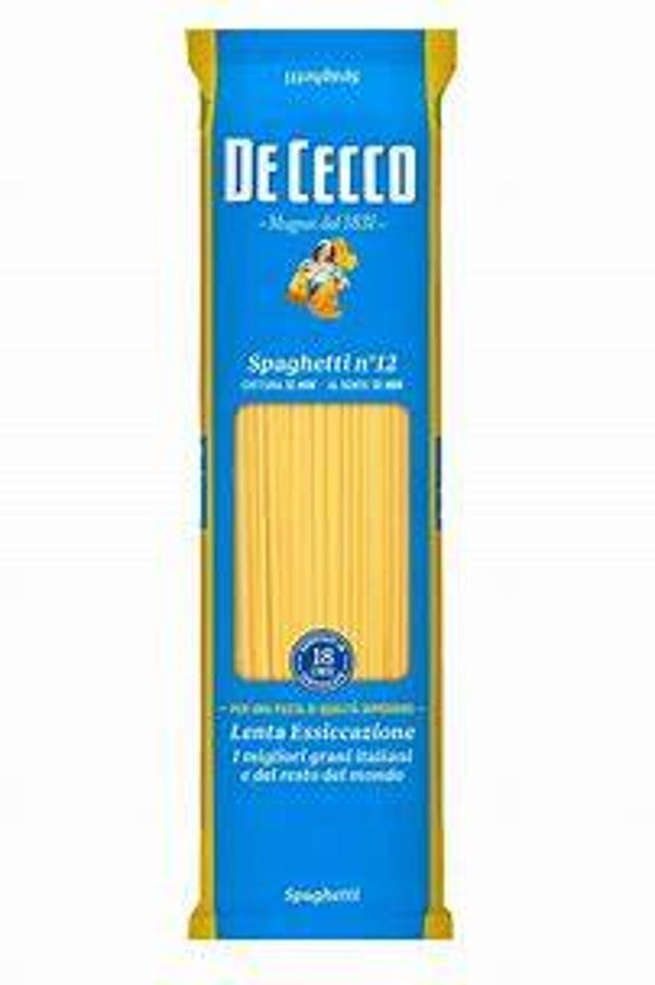 SPAGHETTI N12 DE CECCO 1KG