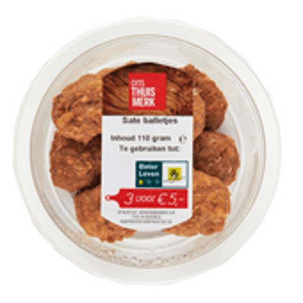 sate gehaktballetjes