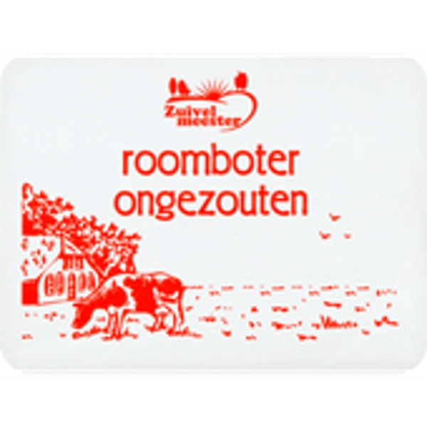 roomboter ongezouten, zuivelmeester, 250 gram