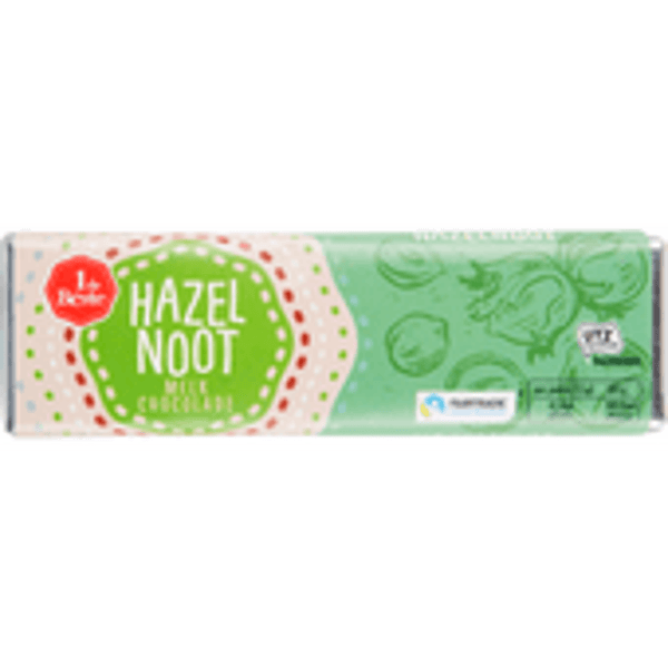 chocoladereep hazelnoot  klein 100 gram