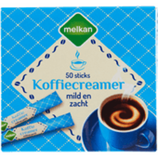 melkan, koffiecreamer sticks, 50 stuks