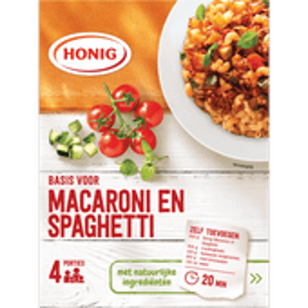 honig, mix voor macaroni / spaghetti, 41 gram