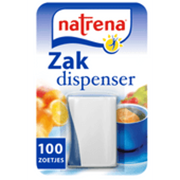 natrena zoetjes zakdispencer, 100 stuks