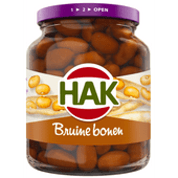 hak, hollandse bruine bonen, 370 ml