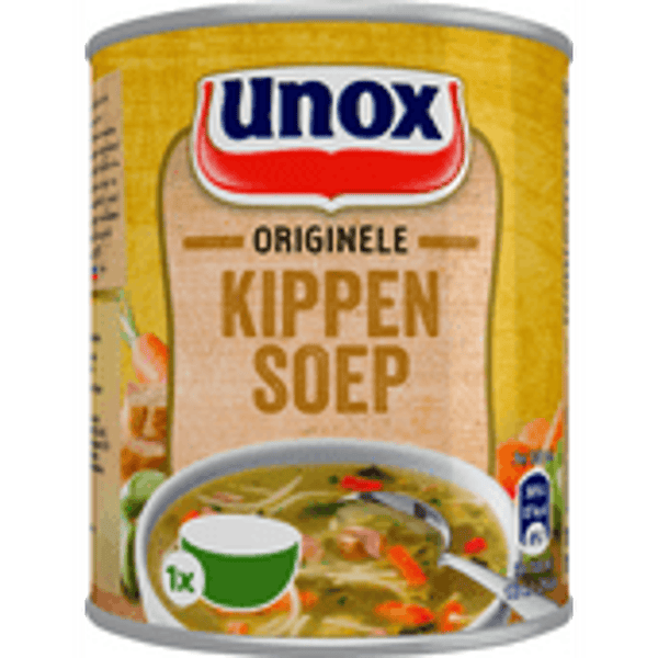 unox, kippensoep, 0,8 liter (groot)
