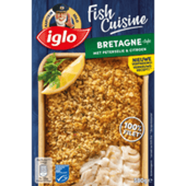 iglo fishcuisine bratagne 380 gram