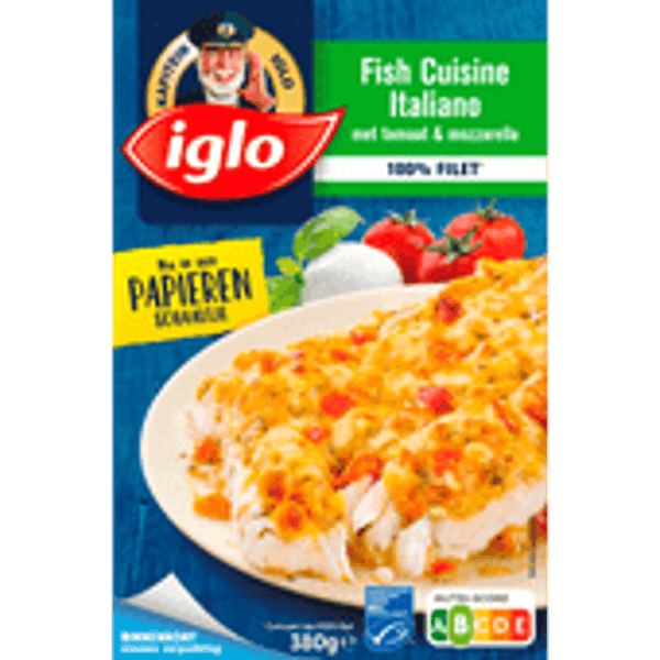 Iglo fishcuisine italiaans 380 gram