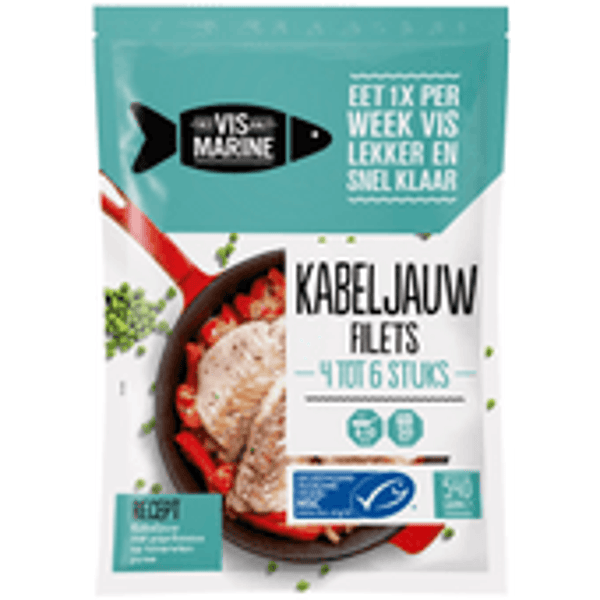 vis marine kabeljauwfilet 540 gram