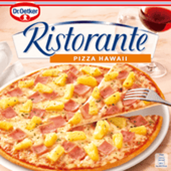 dr oetker pizza ristorante hawai 340 gram