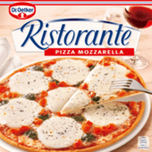 dr oetker pizza ristorante mozzarella 325 gram