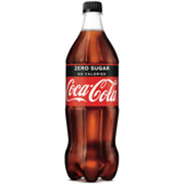 coca cola, cola zero, 1 liter