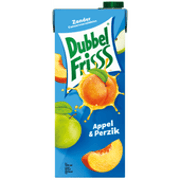 dubbelfriss, appel - perzik, 1.5 liter