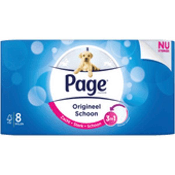 page, wc papier original, 8 rollen