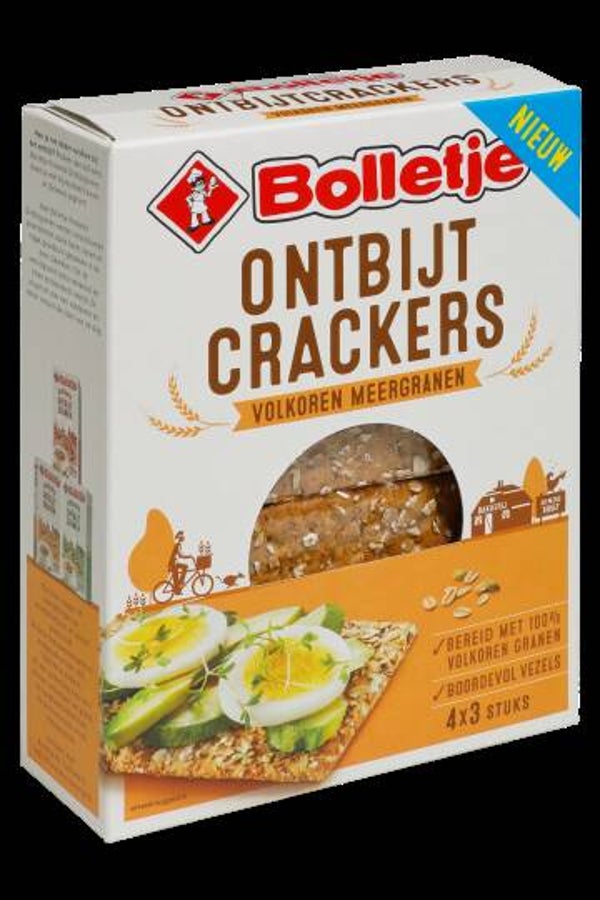 bolletje ontbijtcrackers volkoren 4x3 stuks