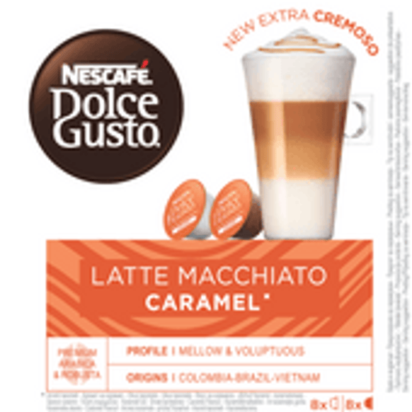 nescafe dolce gusto latte macchiato caramel 16 stuks