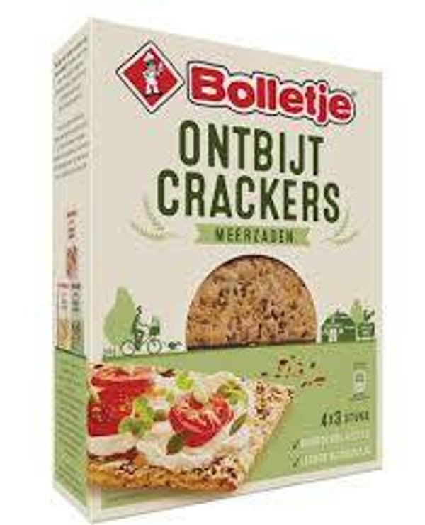 bolletje ontbijtcrackers meerzaden 4x3 stuks