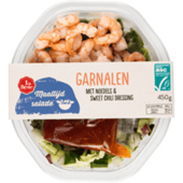 maaltijdsalade garnalen 450 gram