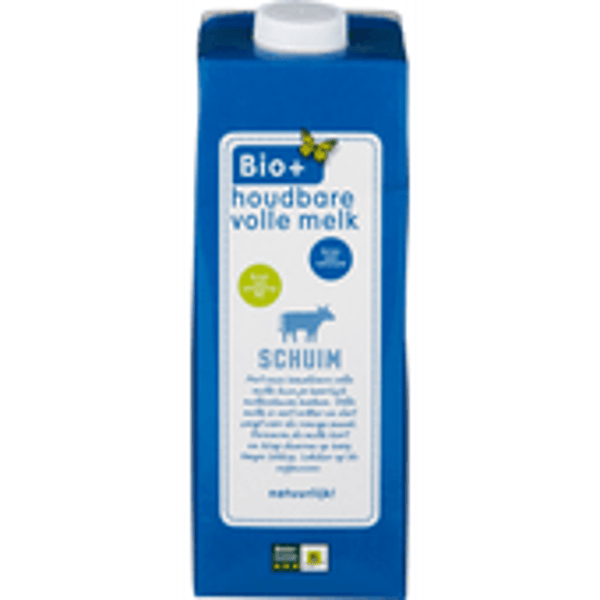 bio+ biologische volle melk (houdbaar) 1 liter