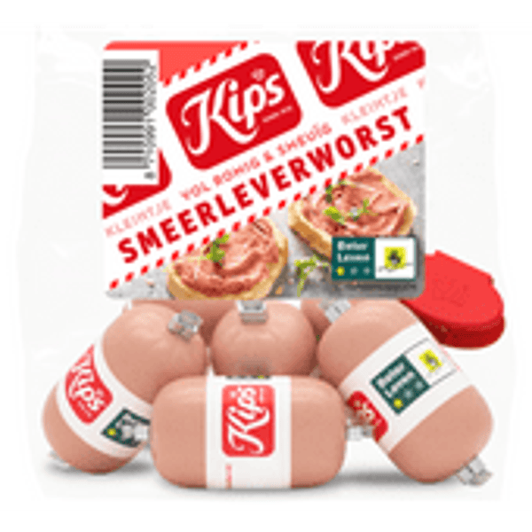 kips kleintje smeerleverworst, 120 gram