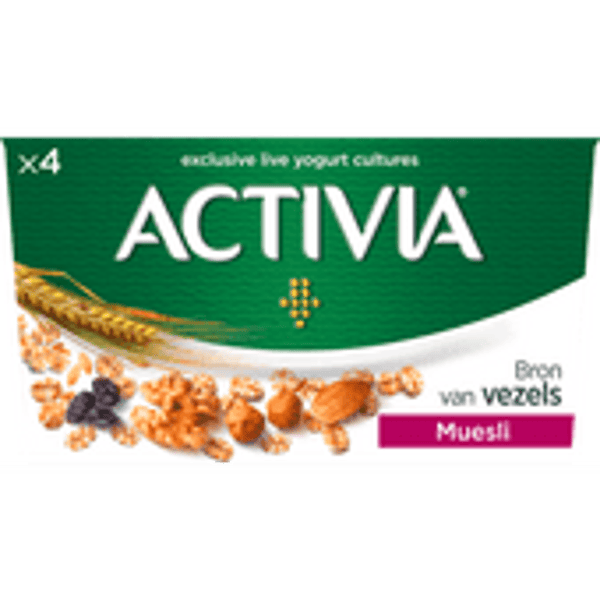 activia yoghurt muesli 4 stuks