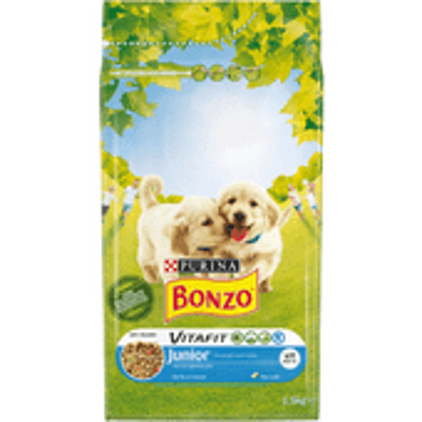 bonzo junior kip/groente 1,5 kilo