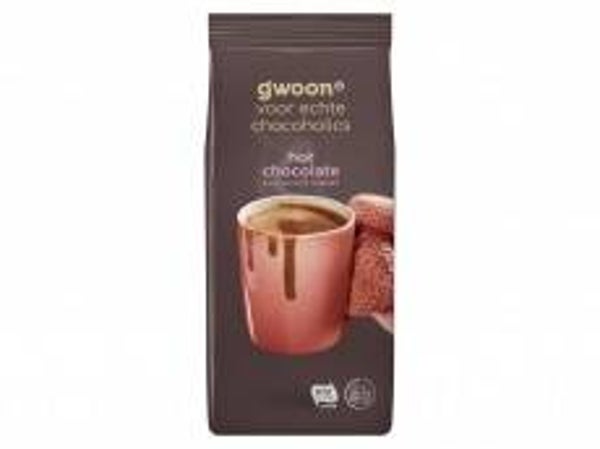 g'woon hot chocolate poeder 400 gram