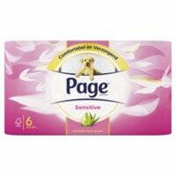 page sensitive toiletpapier 6 rollen