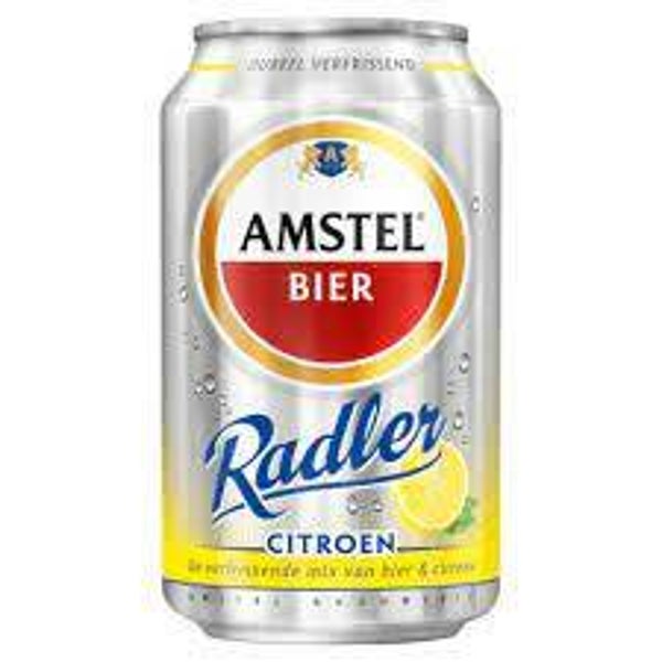 blik amstel radler citroen, 33 cl per blik