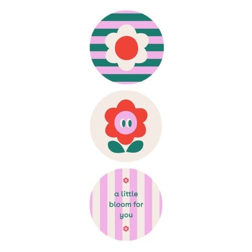 Kado Design Stickers A little bloom for you 50mm (10 stuks)